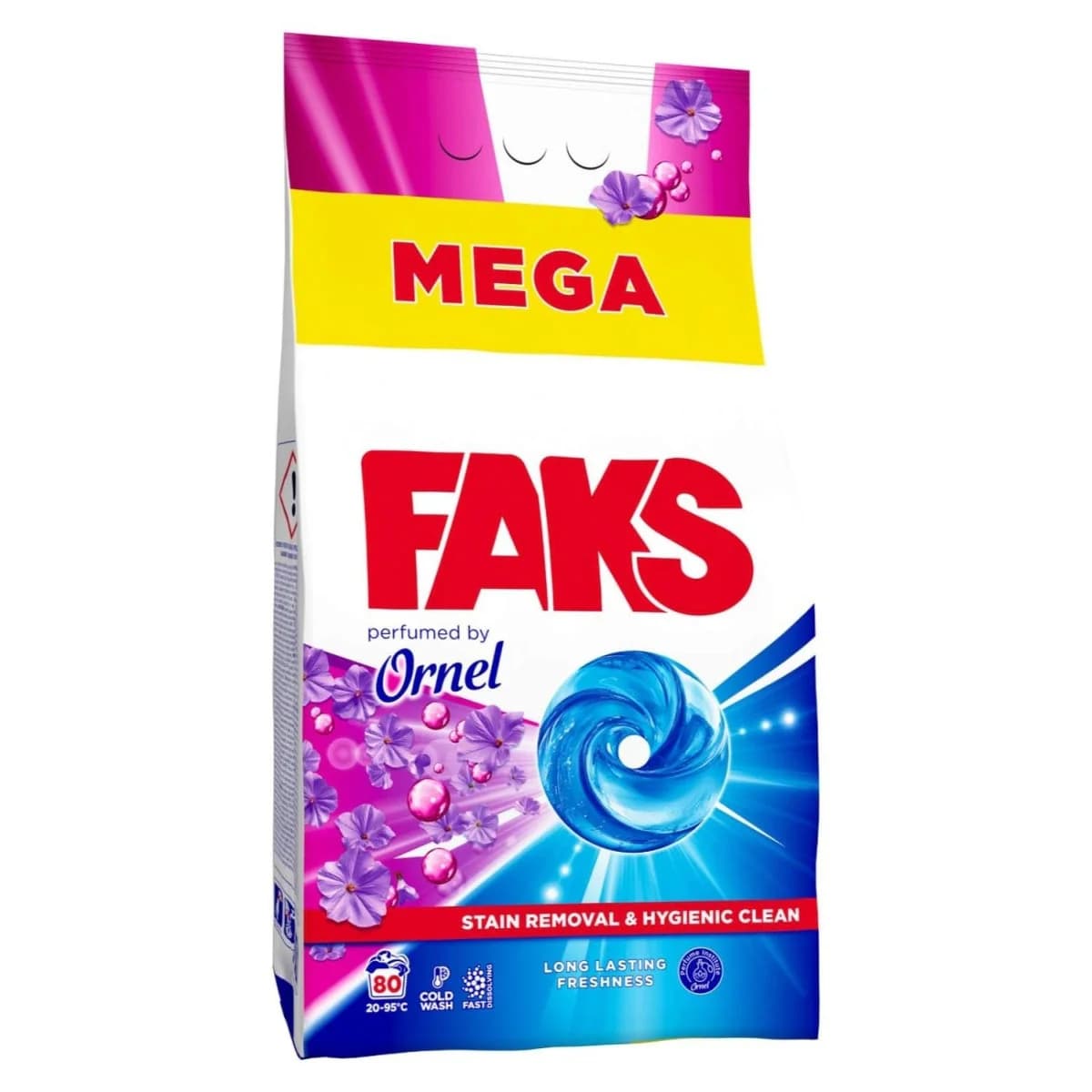 FAKS by ORNEL Praškasti deterdžent za rublje 4.4 kg Akcija u trgovini Ultra