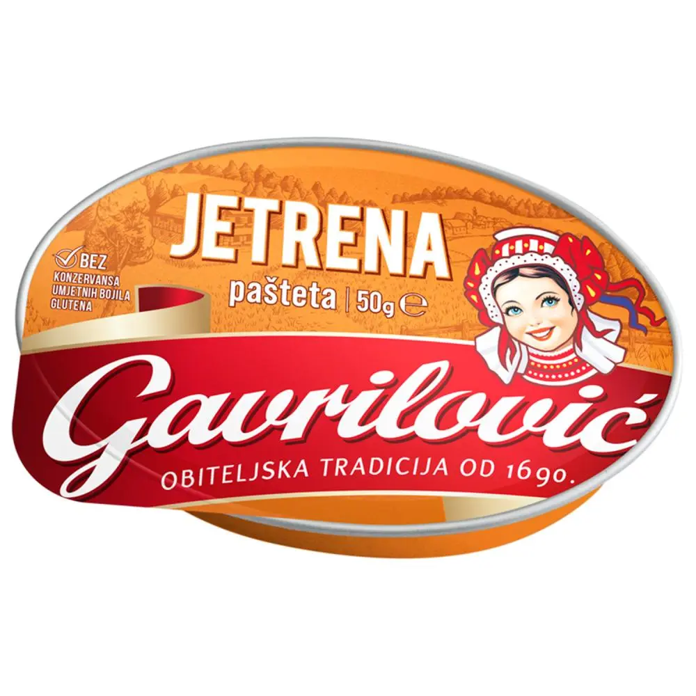 Pašteta čajna ili jetrena Gavrilović 50 g Akcija u trgovini KTC