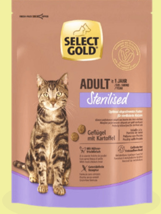 Select Gold Adult Sterilised 300 g Akcija u trgovini Zoo City