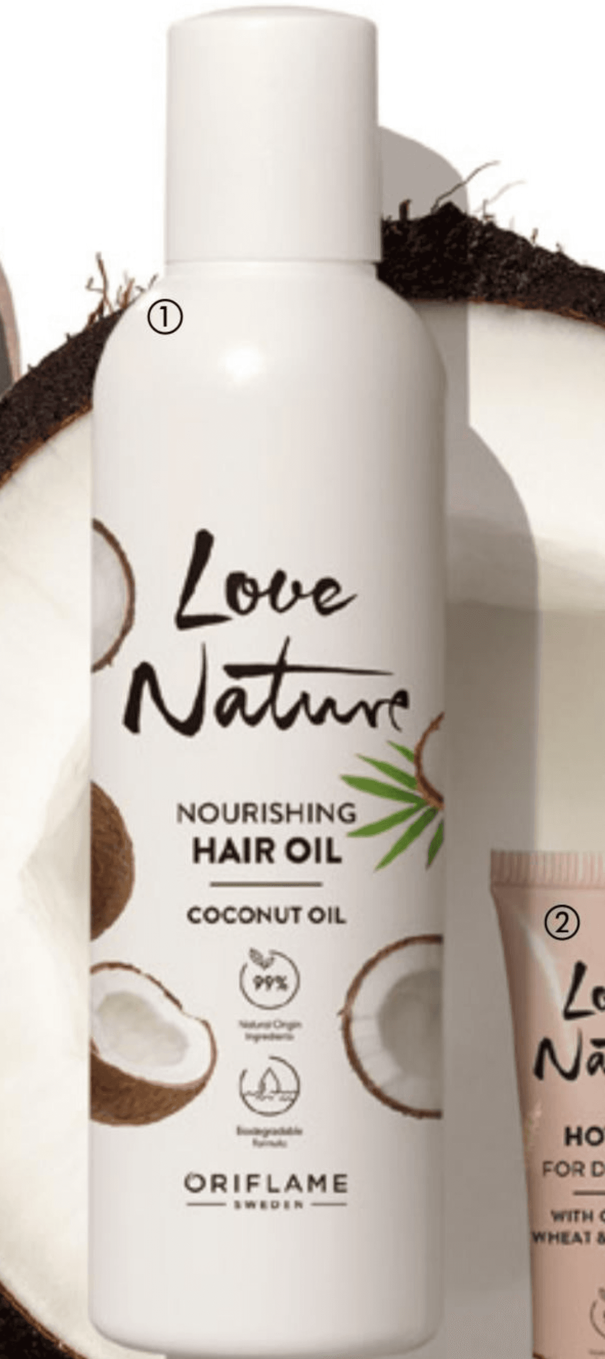 Love Nature hranjivo ulje za kosu s kokosovim uljem 100 ml Akcija u trgovini Oriflame