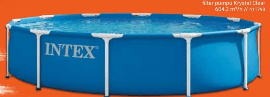 Montažni bazen INTEX PREMIUM SET 3,05 x 0,76 m - Akcija u trgovini Pevex