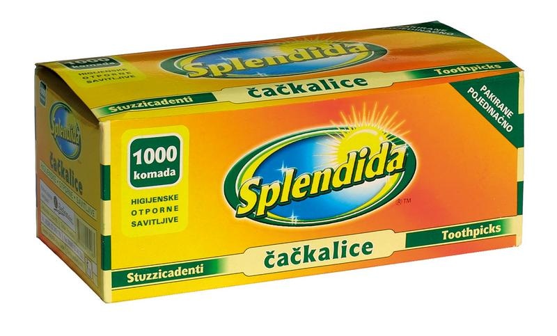Splendida Čačkalice higijenske 200/1, 1 pak - Akcija u trgovini Gavranović