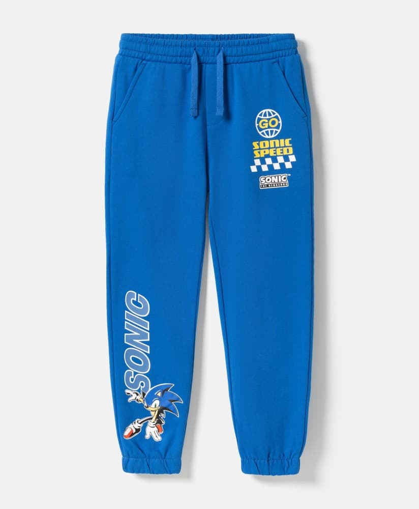 Plave sportske hlače Sonic za dječake Akcija u trgovini Pepco