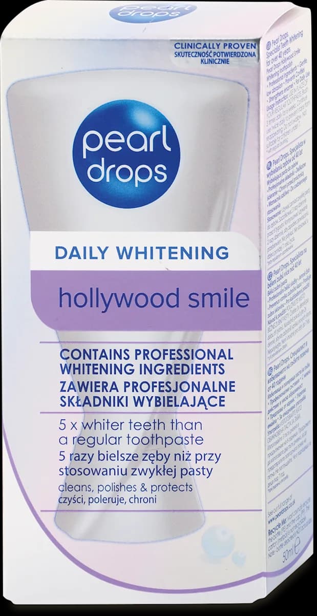 Pearl drops pasta za poliranje zubi hollywood smile 50 ml Akcija u trgovini Dm