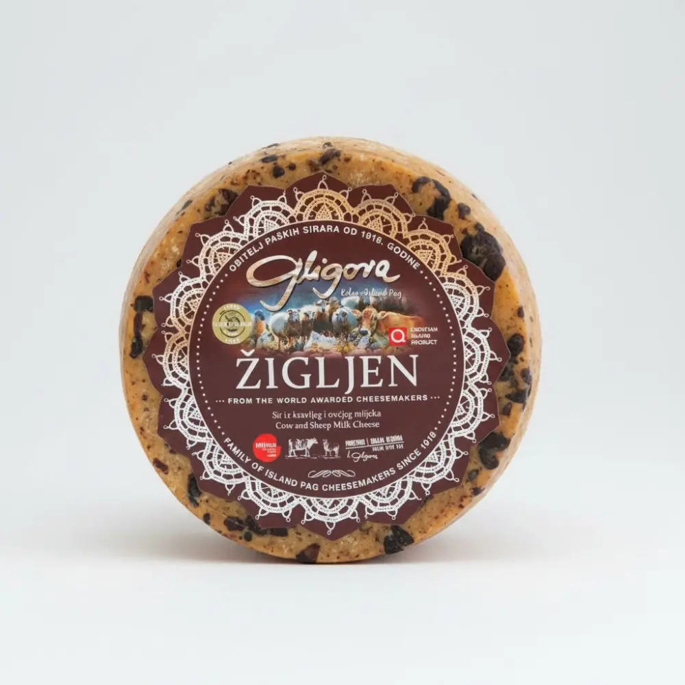 Sir Žigljen tvrdi kravlji/ovčji 1 kg Sirana Gligora Akcija u trgovini Interspar