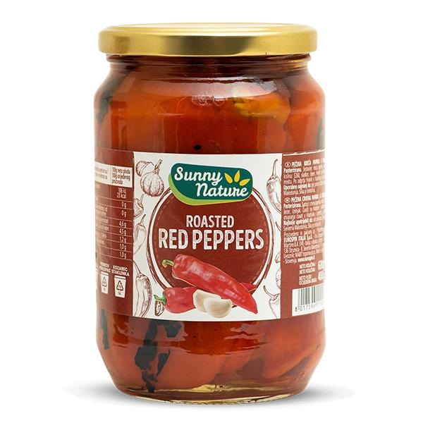 Fileti pečene crvene paprike 380 g Sunny Nature - Akcija u trgovini Eurospin