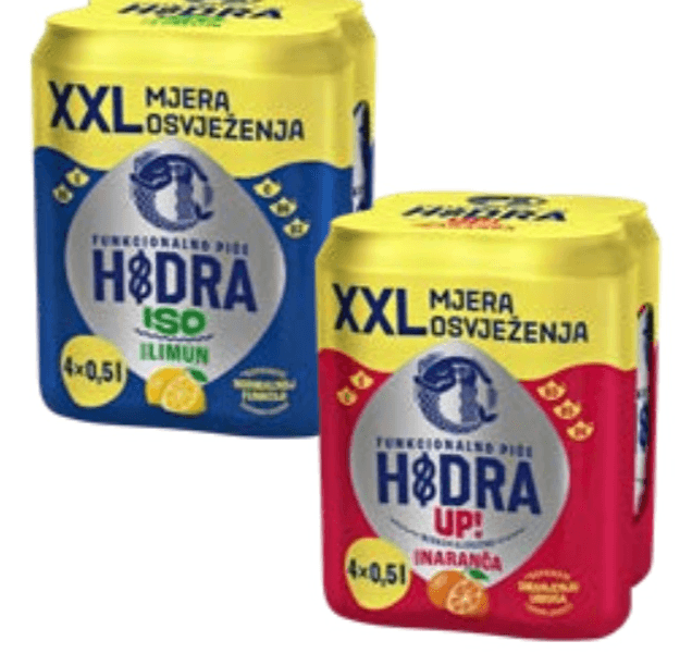 Hidra Energetsko piće UP 4x0,5 l - Akcija u trgovini Metro