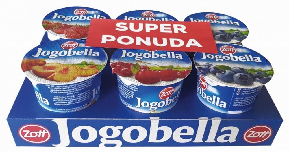 Zott Jogobella Voćni jogurt 6x150 g Akcija u trgovini Plodine