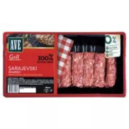 Sarajevski ćevapčići 480g AVE - Akcija u trgovini Konzum