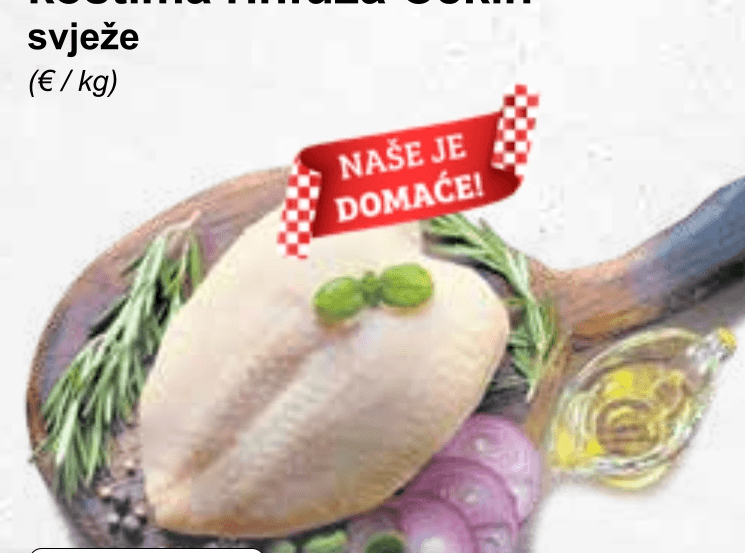 Pileća prsa s kožom i kostima rinfuza Cekin - Akcija u trgovini KTC