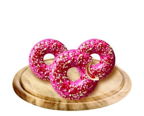 Donut s punjenjem od jagode - bijele čokolade 71 g - Akcija u trgovini NTL