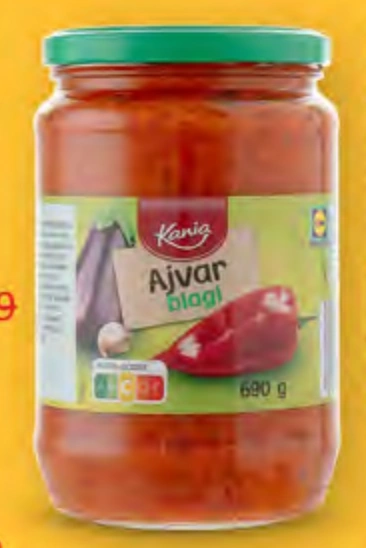 Kania ajvar blagi 690 g Akcija u trgovini Lidl