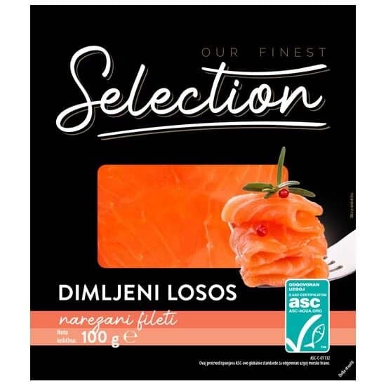 Selection dimljeni losos 100 g Akcija u trgovini Plodine