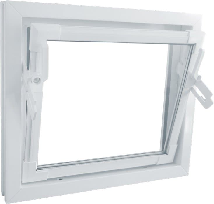 PVC nagibni prozor 'Q59' 80 x 60 cm Akcija u trgovini Bauhaus