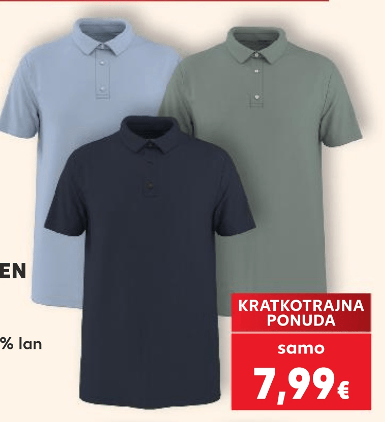 Esmara Men Muška polo majica - Akcija u trgovini Kaufland