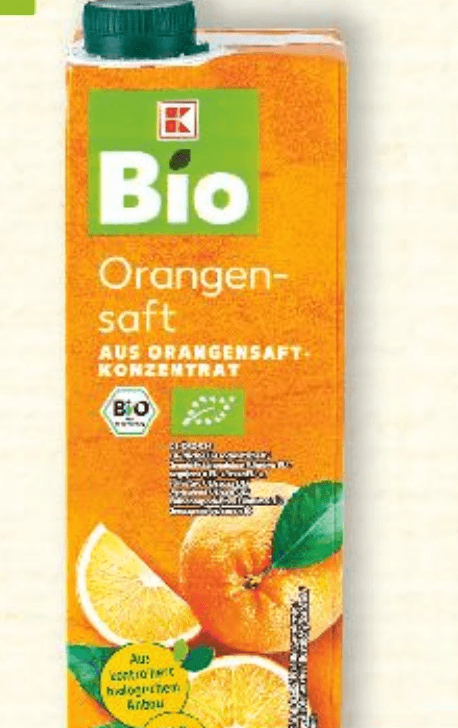 Bio voćni sok naranča 1 L Akcija u trgovini Kaufland