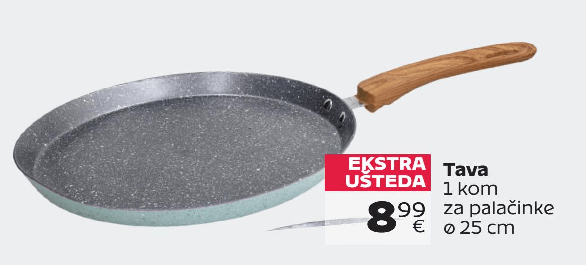 Tognana tava za palačinke Ø 25 cm Akcija u trgovini Tommy
