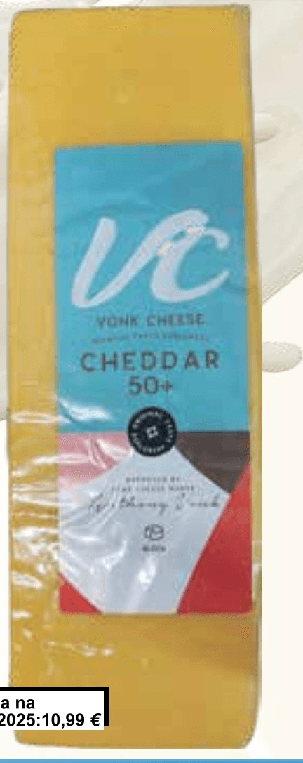 Sir Cheddar crveni Vonk Cheese - Akcija u trgovini KTC
