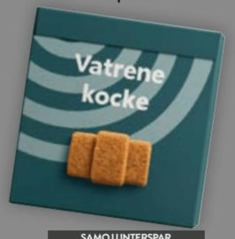 VATRENE KOCKE ZA POTPALU 24 komada u pakiranju, 1 pak - Akcija u trgovini Spar