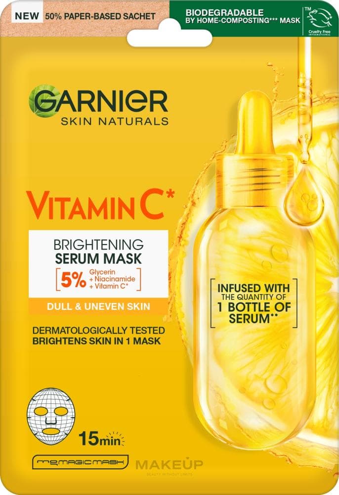 Garnier Vitamin C Sheet Mask Akcija u trgovini Konzum