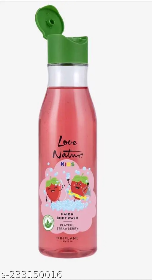 Love Nature Playful Strawberry sredstvo za pranje kose i tijela za djecu 250 ml - Akcija u trgovini Oriflame