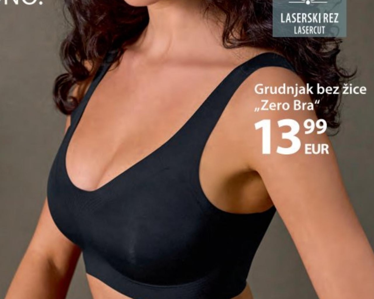 Grudnjak bez žice „Zero Bra" body collection - Akcija u trgovini NKD