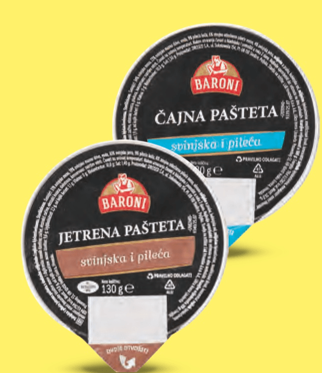 Baroni pašteta 130 g Akcija u trgovini Lidl