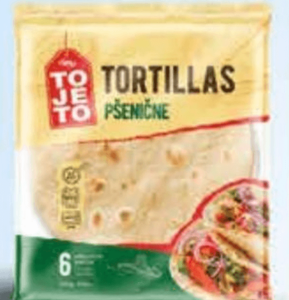 Tortilla pšenična 390 g, 6 kom ToJeTo - Akcija u trgovini NTL