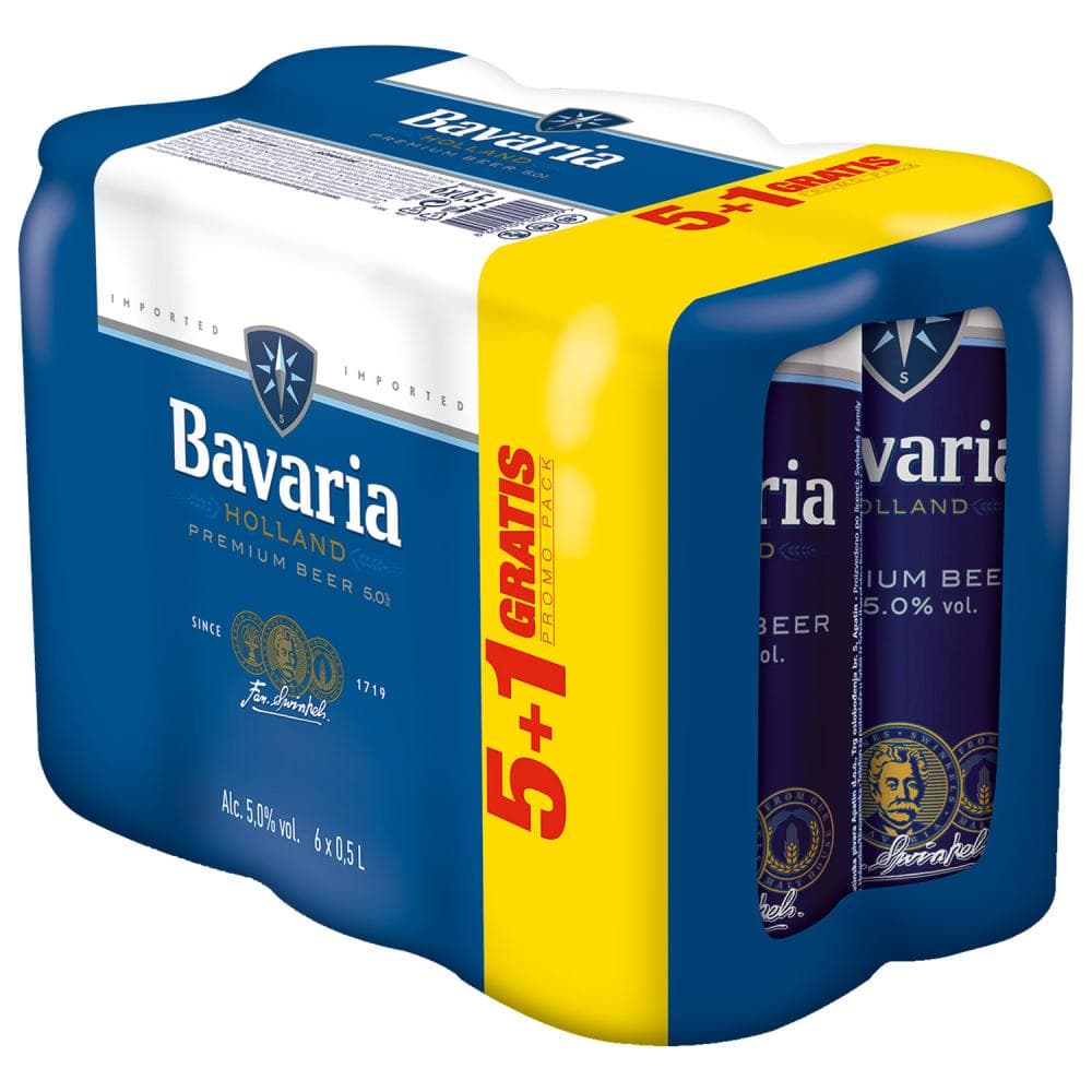 Pivo Bavaria 6 x 0,5 L Akcija u trgovini Spar