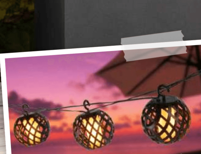 Solarni svjetlosni LED lanac 'Flame' - Akcija u trgovini Bauhaus