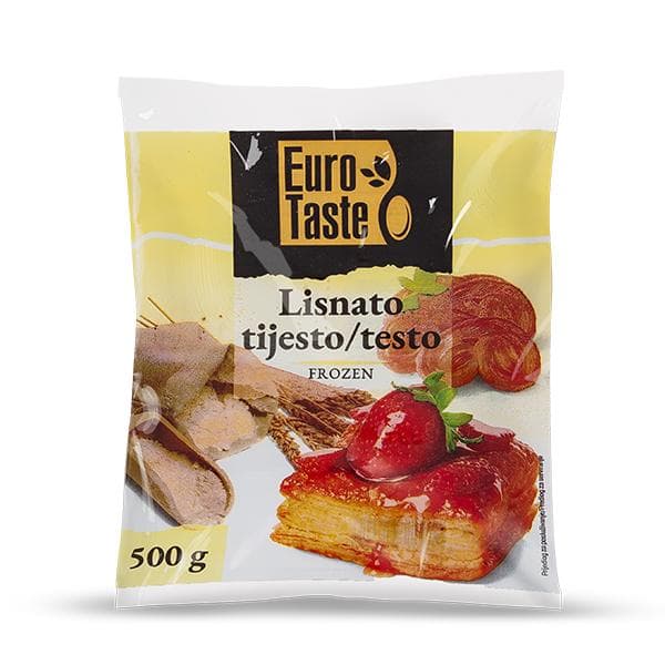 Euro Taste lisnato tijesto 500 g Akcija u trgovini Eurospin