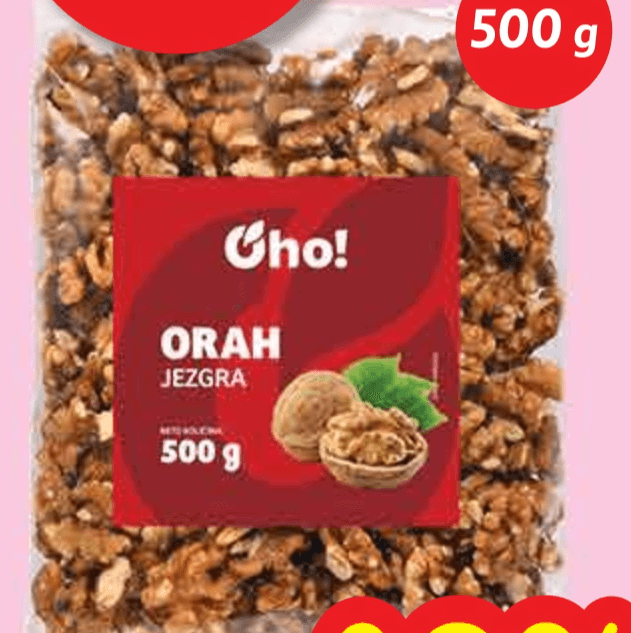 OHO! Orah jezgra 500 g - Akcija u trgovini Plodine