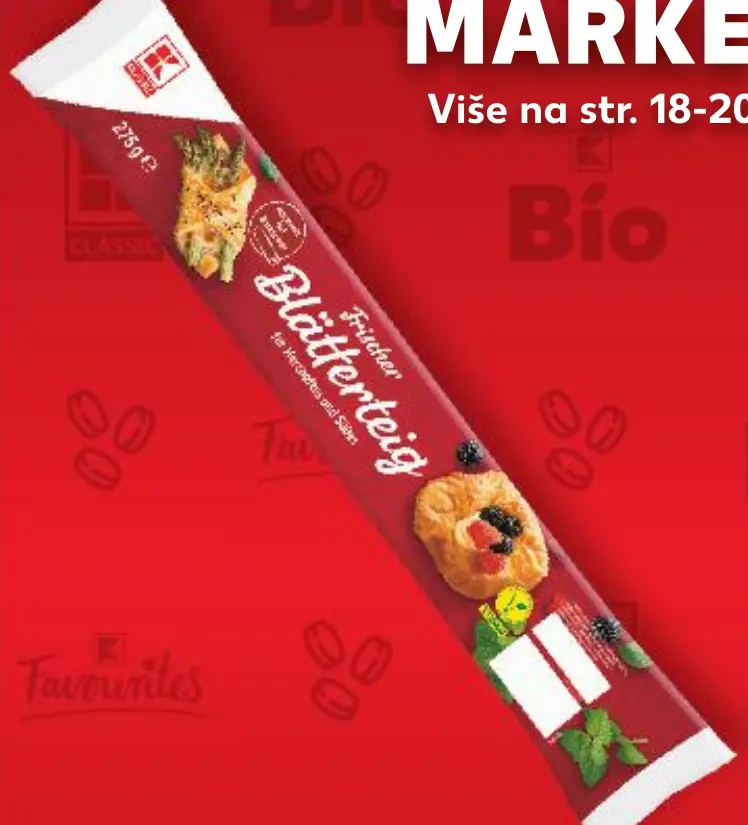 Lisnato tijesto 275 g Classic Akcija u trgovini Kaufland