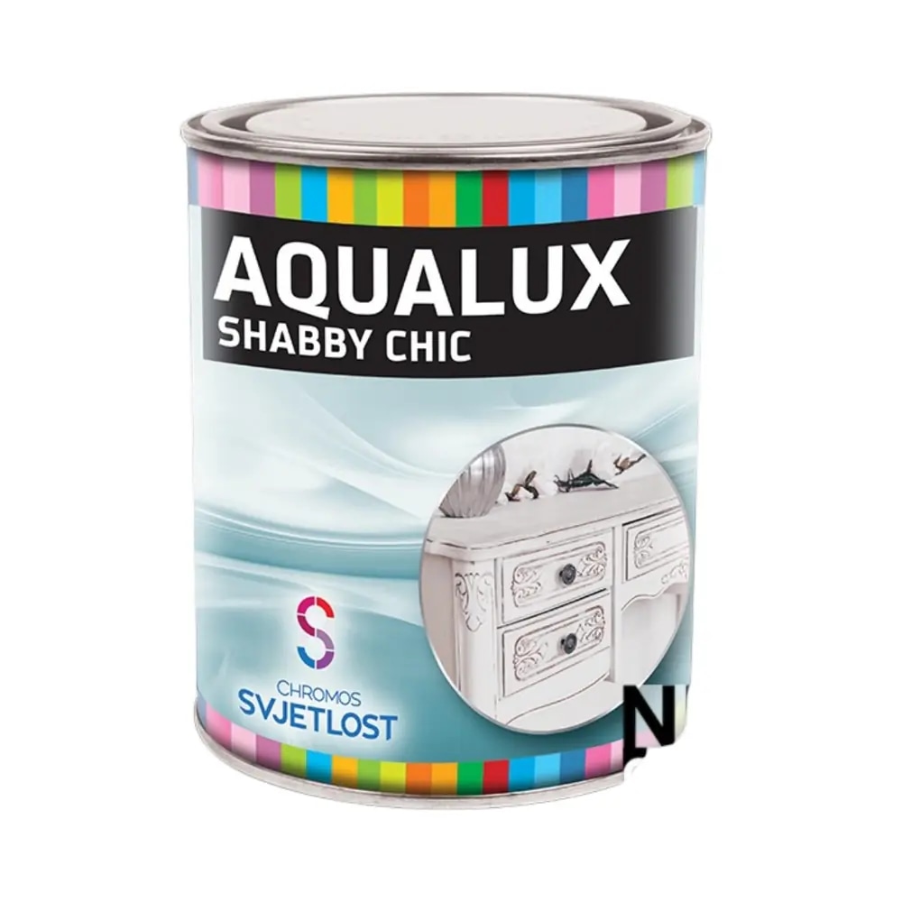 Specijalni premaz za drvo Aqualux Shabby Chic 0.2 l Akcija u trgovini Pevex