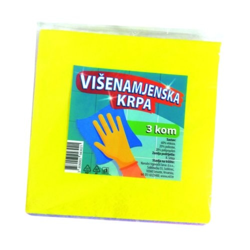 Domeo Spužvasta krpa višenamjenska 3 kom - Akcija u trgovini NTL