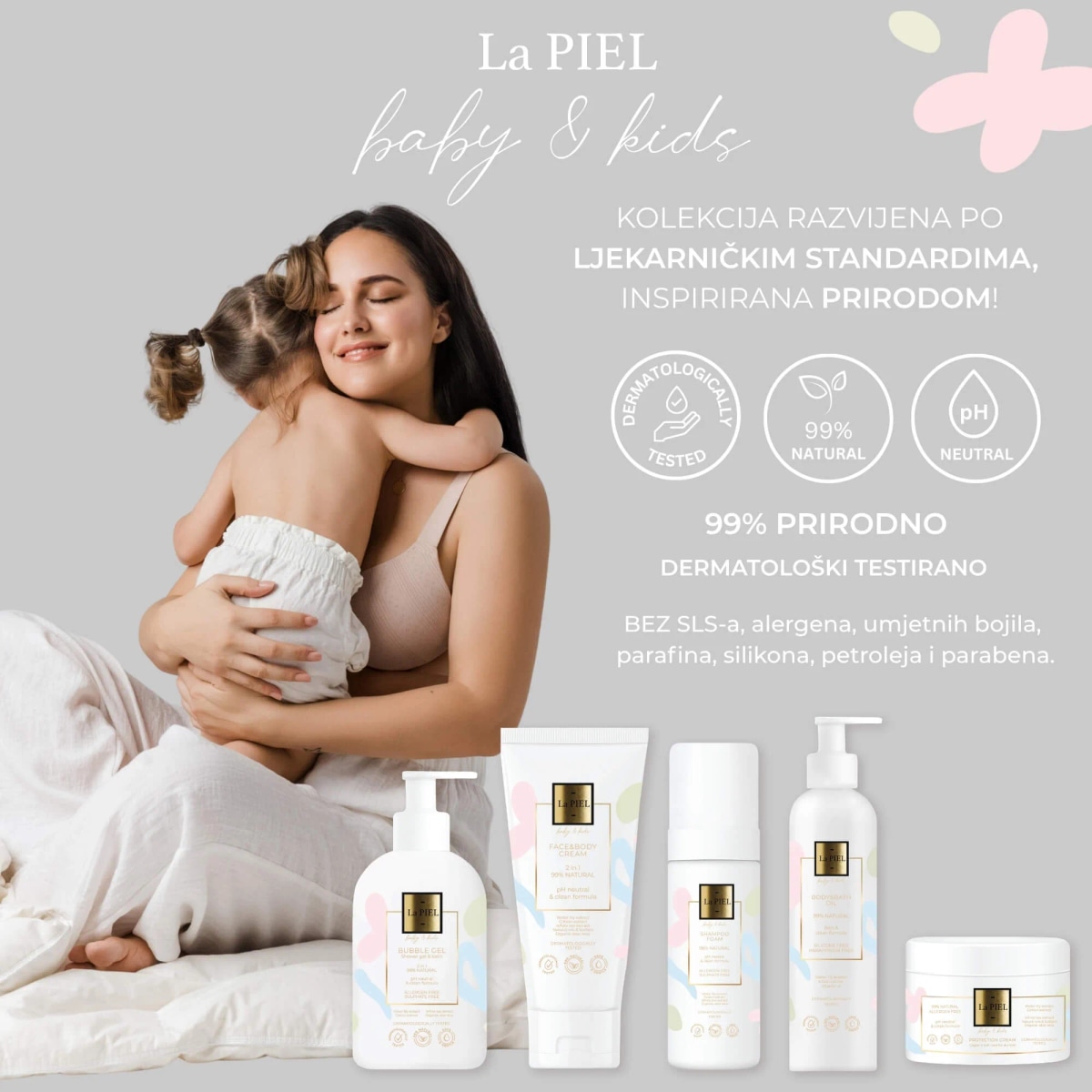 La Piel proizvodi za njegu beba Akcija u trgovini Bipa