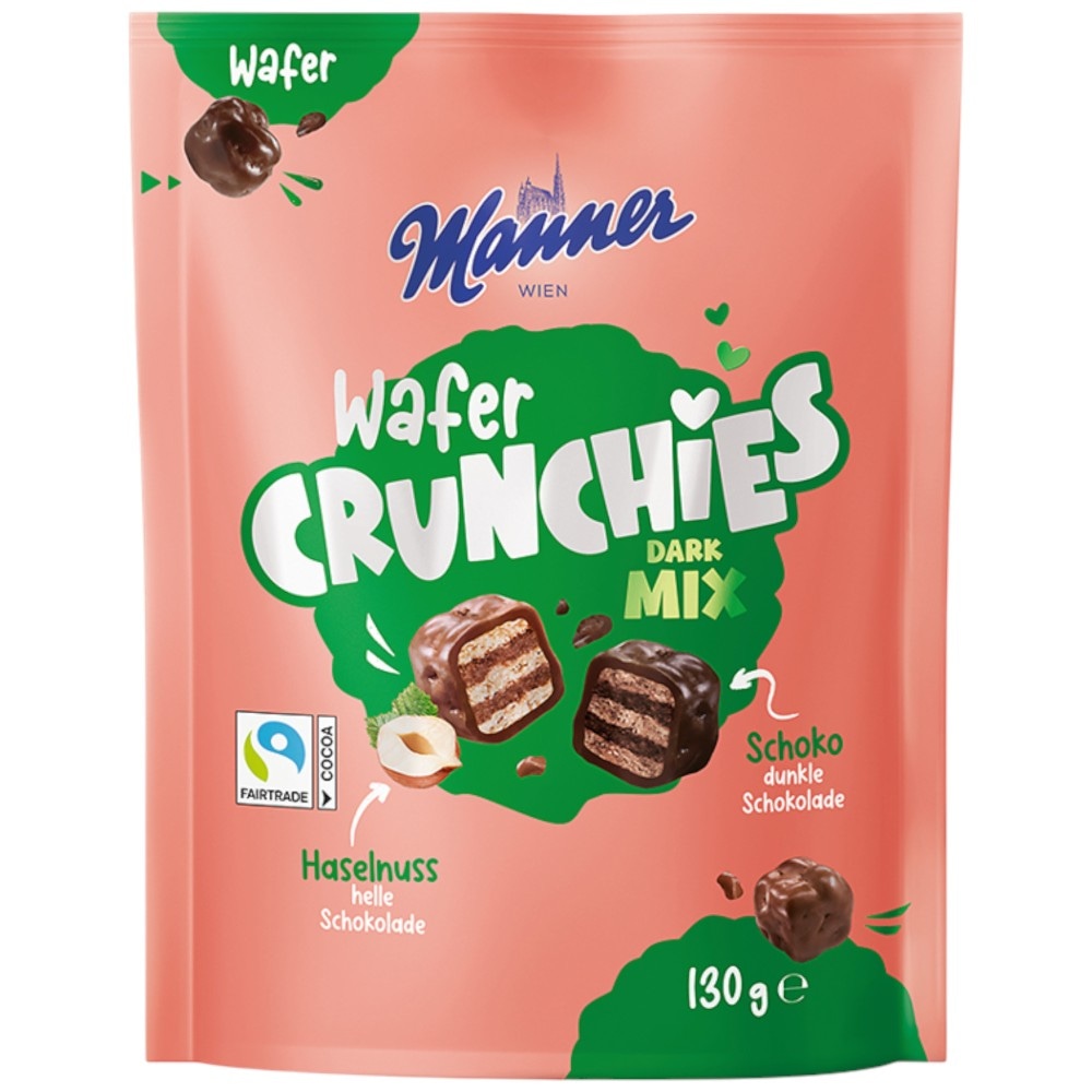 Manner Waffer Crunchies 130g Akcija u trgovini Vrutak