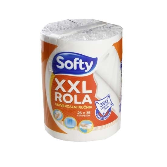 Softy Papirnati ručnici 1 rola - Akcija u trgovini Plodine