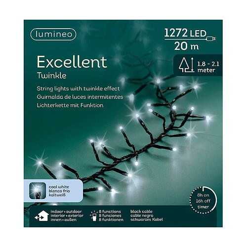 Lumineo Božićne LED lampice Excellent 20 m, 1272 LED Akcija u trgovini Plodine