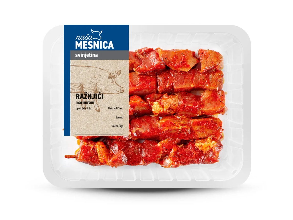 Svježi svinjski marinirani ražnjići cca 450 g Akcija u trgovini Lidl