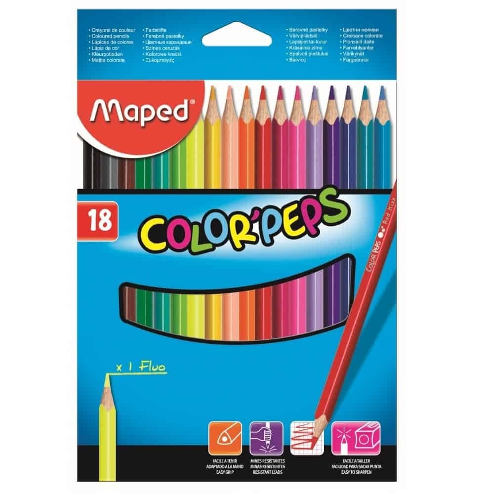 Maped jumbo drvene olovke 18 kom. Akcija u trgovini Tedi