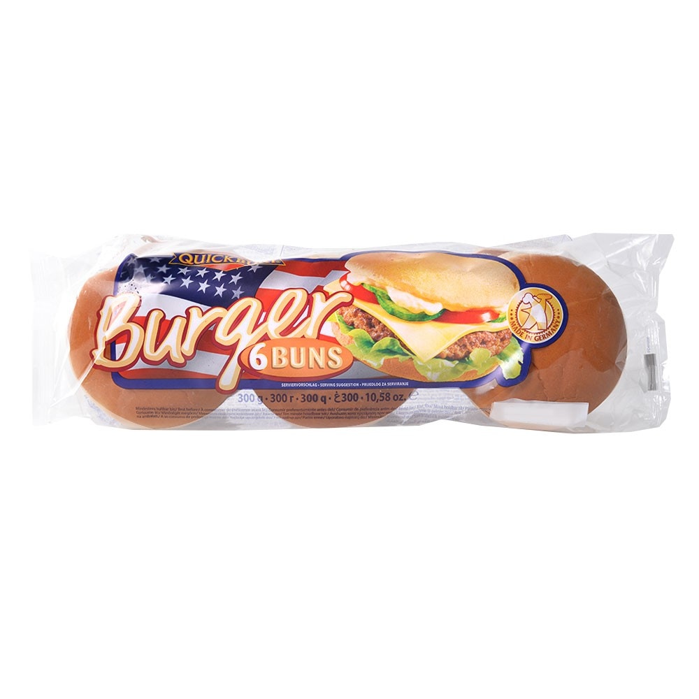 Pecivo Burger Quickbury 300 g (6 x 50 g) - Akcija u trgovini Bakmaz