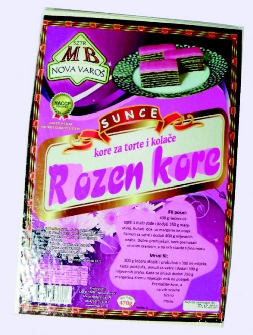 Kore Sunce Rozen 450 g - Akcija u trgovini Boso