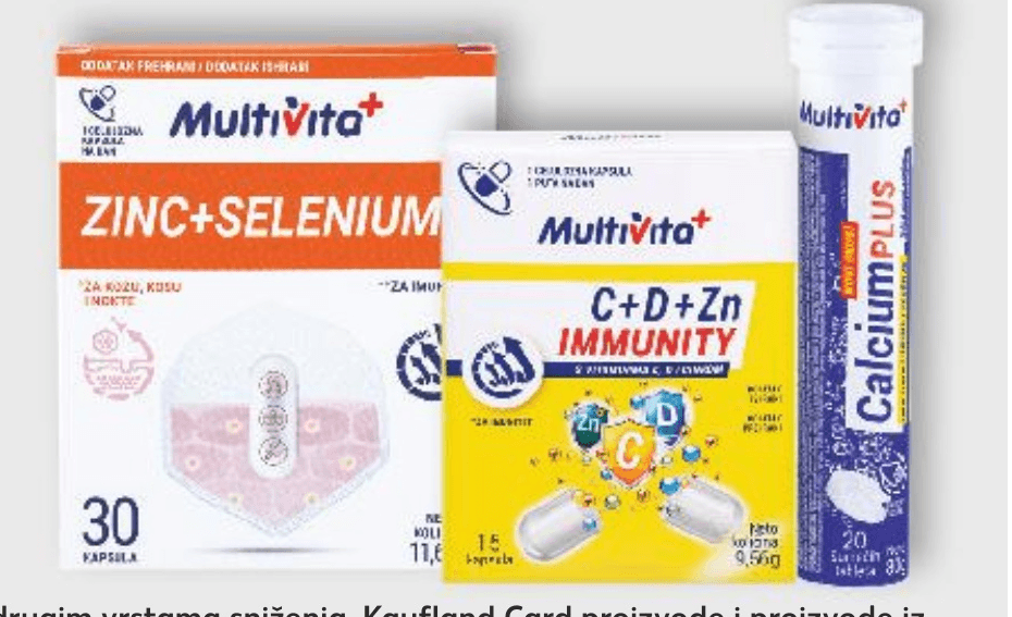 Multivita Dodaci prehrani - Akcija u trgovini Kaufland