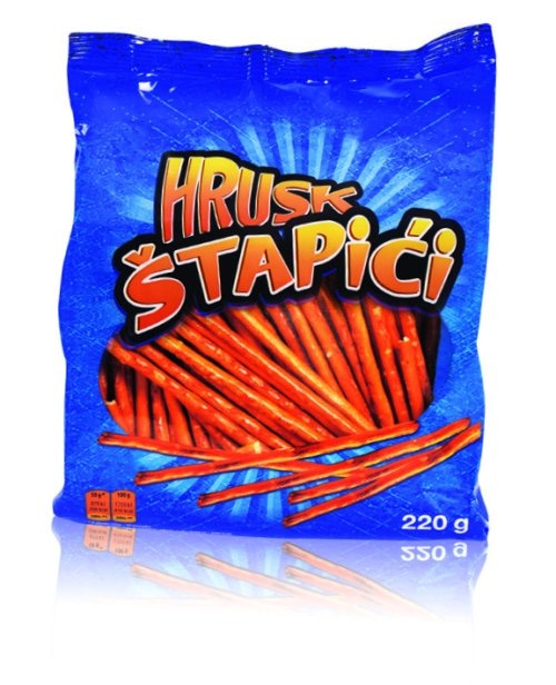 Štapići slani 220 g Hrusk - Akcija u trgovini NTL