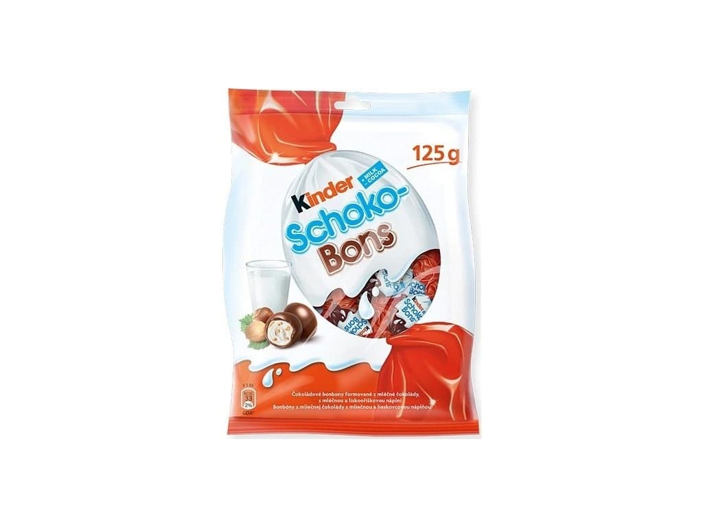Ferrero Kinder Schokobons 125 g Akcija u trgovini Studenac