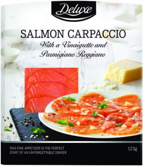 Deluxe Carpaccio od lososa 123 g Akcija u trgovini Lidl