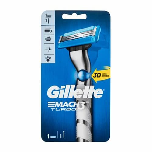 Gillette Mach3 Turbo aparat za brijanje 1 kom Akcija u trgovini Mueller