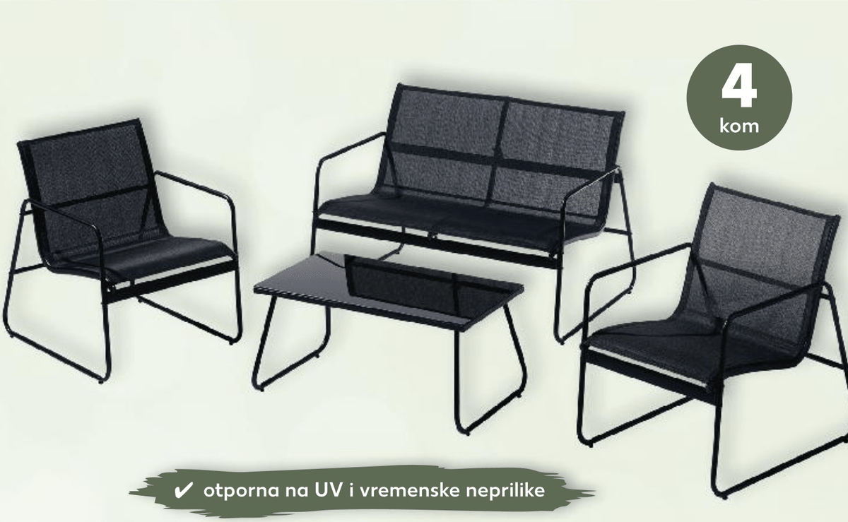 Vrtna garnitura 1 set LIVARNO - Akcija u trgovini Kaufland