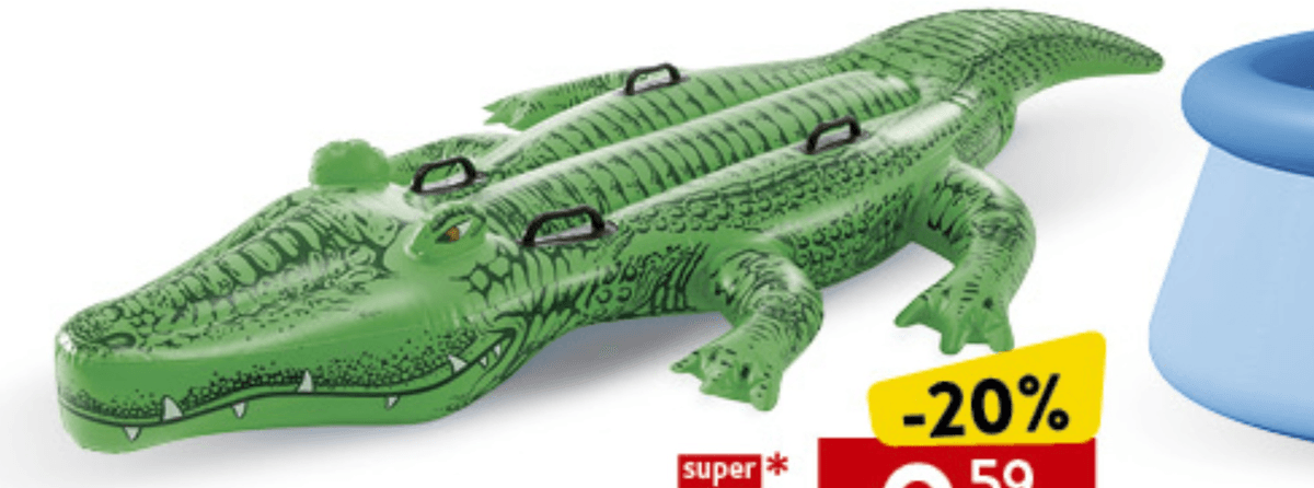 Aligator zračni 1 kom - Akcija u trgovini Konzum